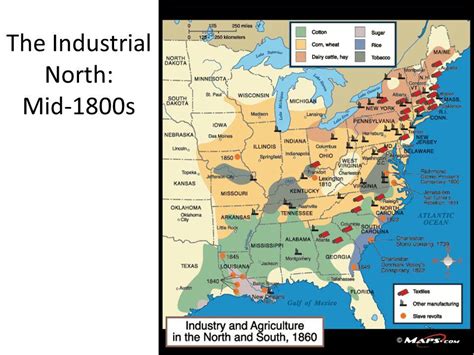 Examples of MAP implementation in various industries United States In 1800 Map